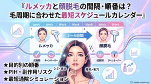 ルメッカ 顔脱毛 間隔