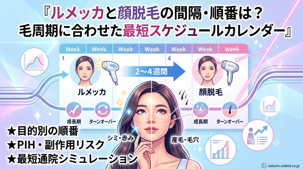 ルメッカ 顔脱毛 間隔