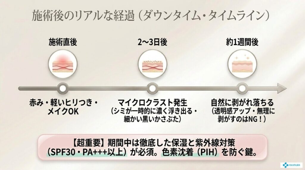 ステラM22とノーリスの副作用・ダウンタイムの違い