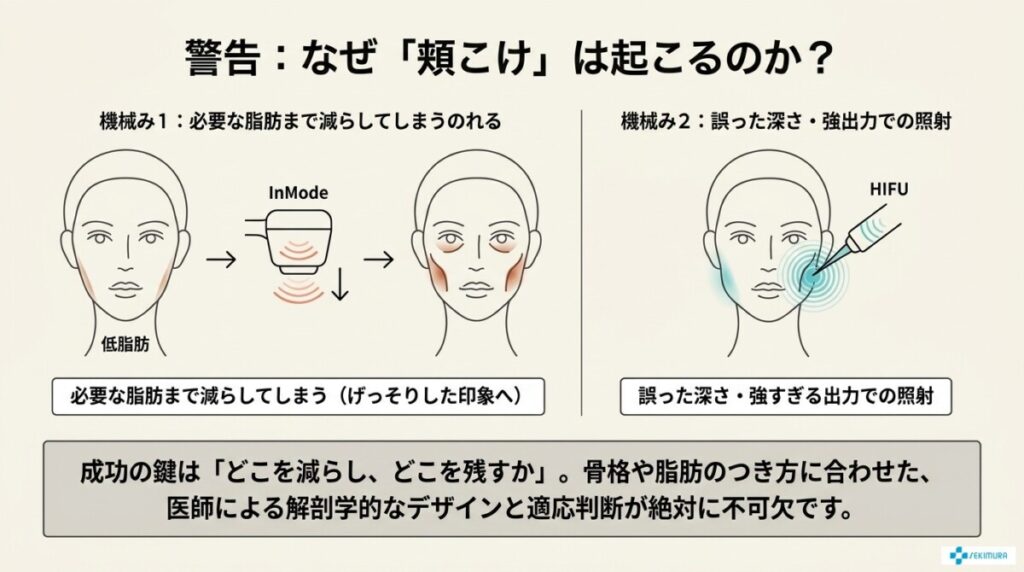 頬こけに注意!知っておくべき副作用とリスク