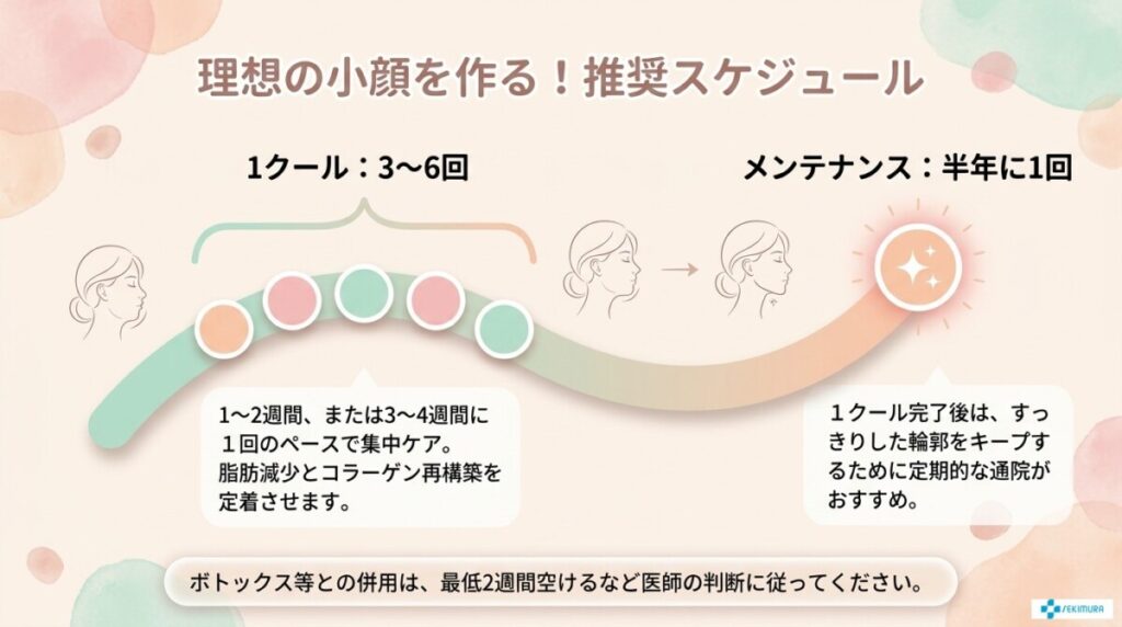 インモードの推奨間隔と回数