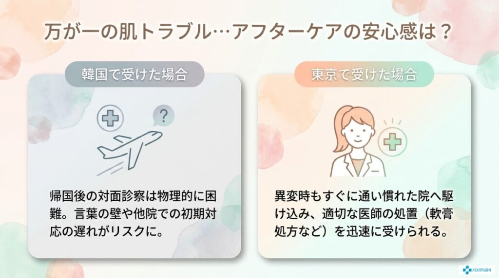 アフターケアと安全性を考慮した賢い選び方