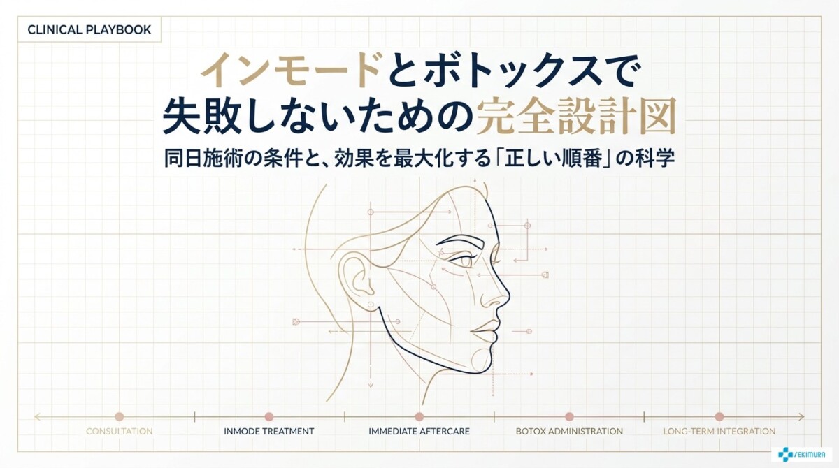 インモードとボトックスの間隔で失敗しない!順番で変わる同日施術の条件