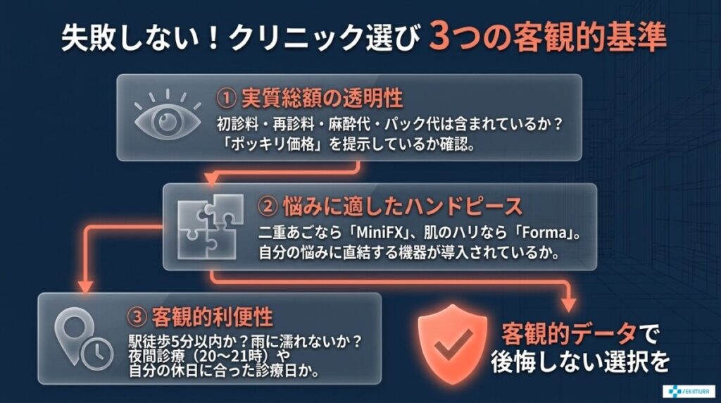 失敗しない!大阪でのインモードクリニックの選び方(客観的基準)