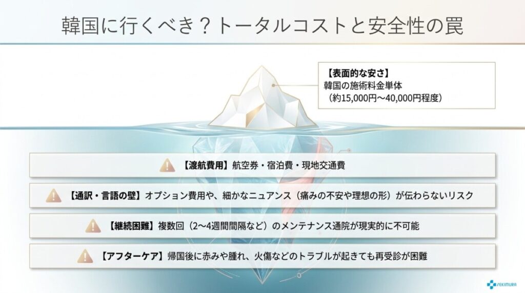 韓国に行くべき？インモード・ボルニューマのトータルコストと安全性比較