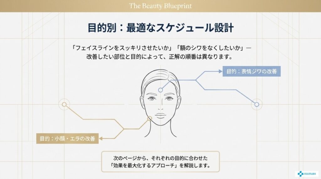 部位・目的別!インモードとボトックスの最適なスケジュールと間隔