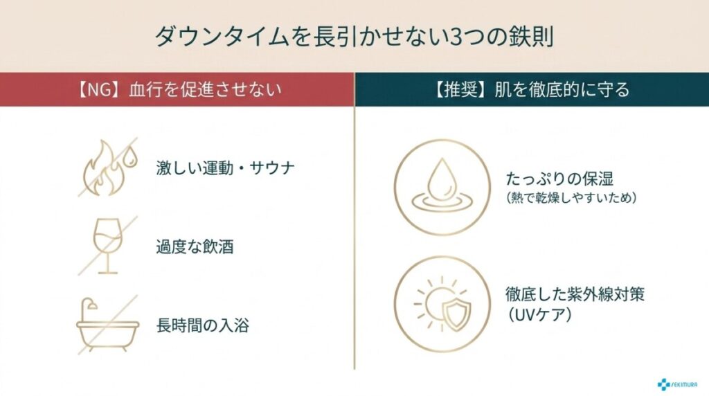 失敗しないために！施術後のアフターケアの重要性