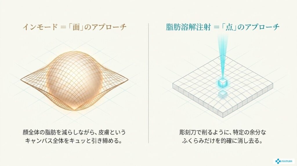 インモードと脂肪溶解注射の違いを徹底比較
