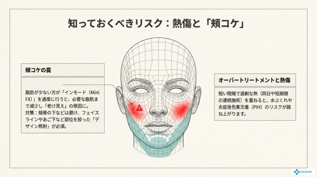 脂肪が少ない人は「頬コケ」に要注意