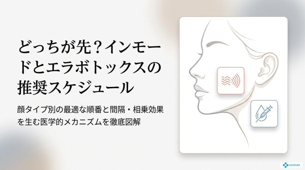 どっちが先？インモードとエラボトの順番・間隔を顔タイプ別に解説