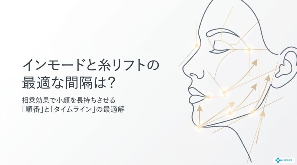 インモードと糸リフトの最適な間隔は？相乗効果で小顔を長持ちさせる順番