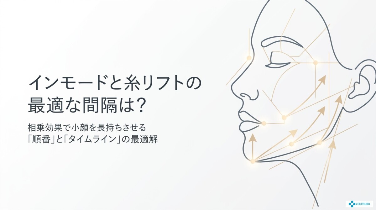 インモードと糸リフトの最適な間隔は？相乗効果で小顔を長持ちさせる順番
