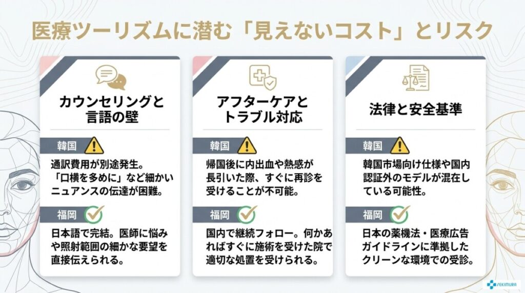 韓国渡航vs福岡受診!トータルコスト比較シミュレーション