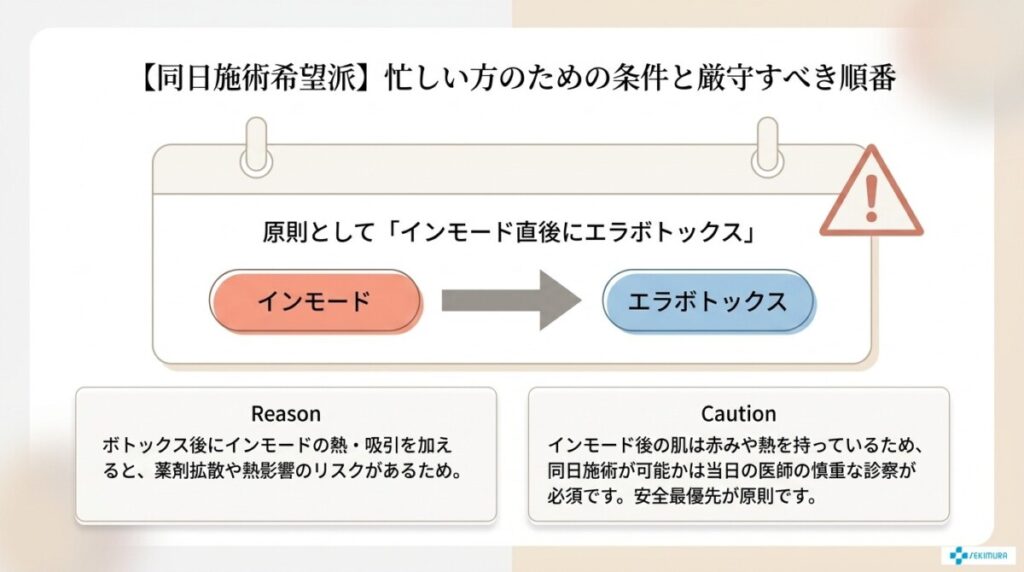通院の手間を省きたい「同日施術希望派」の条件と注意点