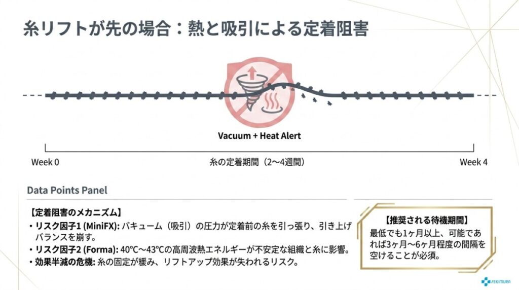 糸リフト後にインモードを受ける場合の推奨間隔