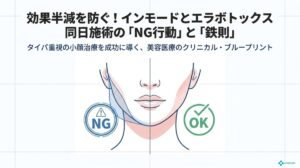 効果半減を防ぐ！インモードとエラボトックス同日施術でやってはいけないNG行動
