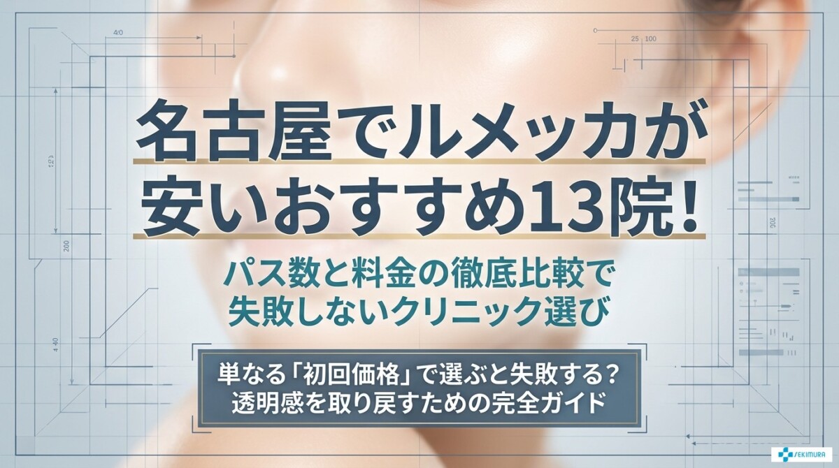 名古屋でルメッカが安いおすすめ13院！パス数と料金の徹底比較で失敗しない