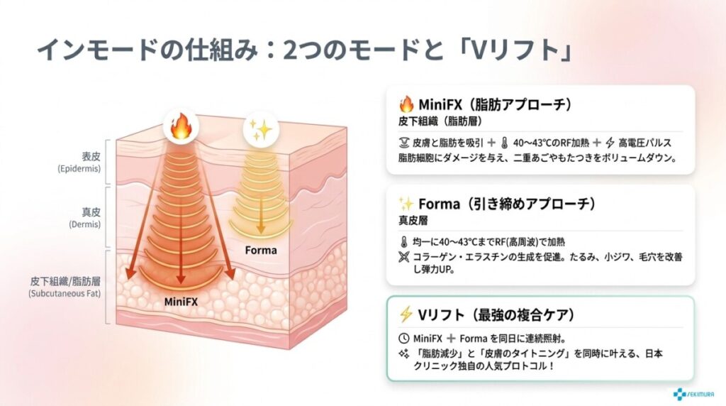 インモード(MiniFX・Forma・Vリフト)の機器情報と期待値