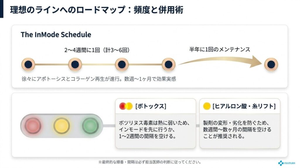インモードの施術間隔・推奨回数は?