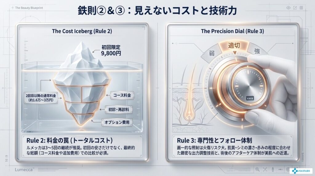 ② 料金体系の透明性とトータルコスト