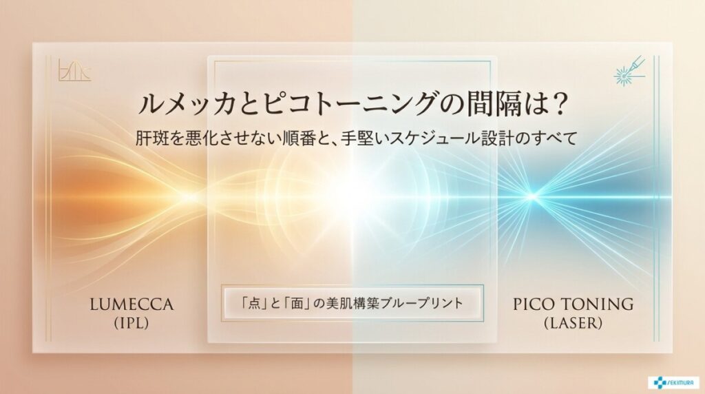 ルメッカとピコトーニングの間隔は?