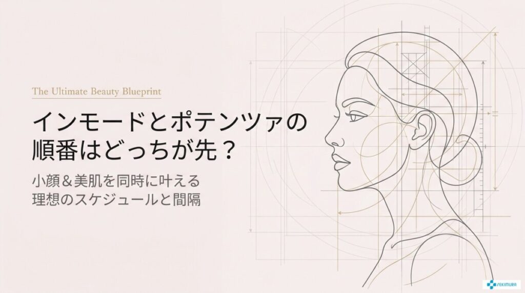 インモードとポテンツァの順番はどっちが先？小顔＆美肌を同時に叶える理想のスケジュールと間隔
