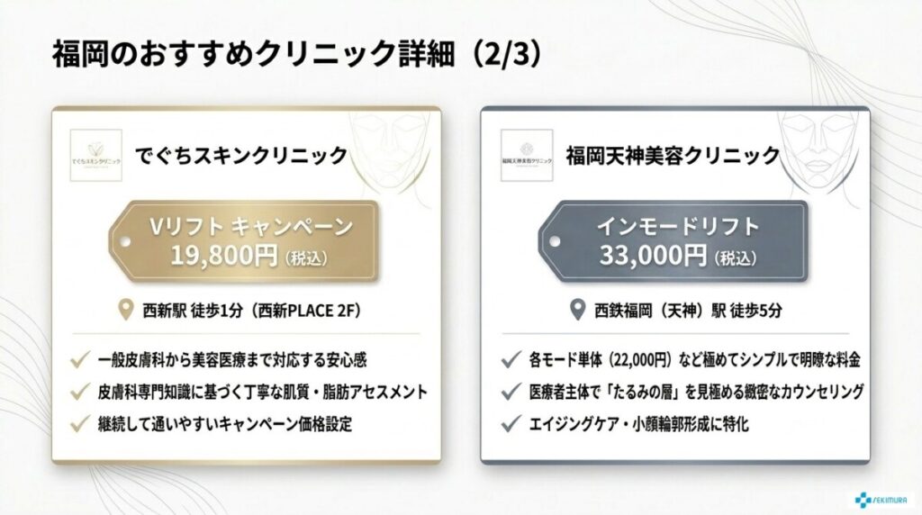 福岡でインモードが安いおすすめクリニック5選